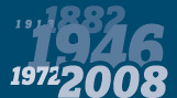 Logo Jahreszahlwolke: 1913 1946 1972 1982 2008
